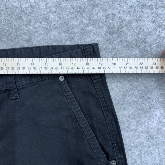 Eddie Bauer Men’s Canvas Utility Stretch Pants, Black, Size 36x29 - Picture 5 of 13
